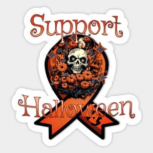 Support Halloween Sticker